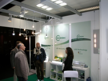 Bioledex auf der Messe Euroluce 2013 in Mailand